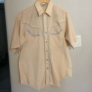 Western Short Sleeve Button Up Campus